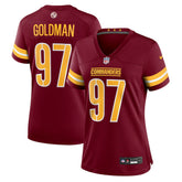 Eddie Goldman Washington Commanders Women's Team Game Jersey - Burgundy | Nike on sale