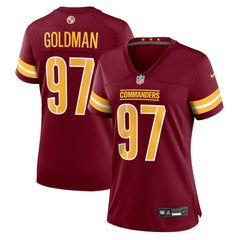 Eddie Goldman Washington Commanders Women's Team Game Jersey - Burgundy | Nike on sale