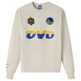 Golden State Warriors OVO x NBA Fleece Sweatshirt sale - Natural on sale