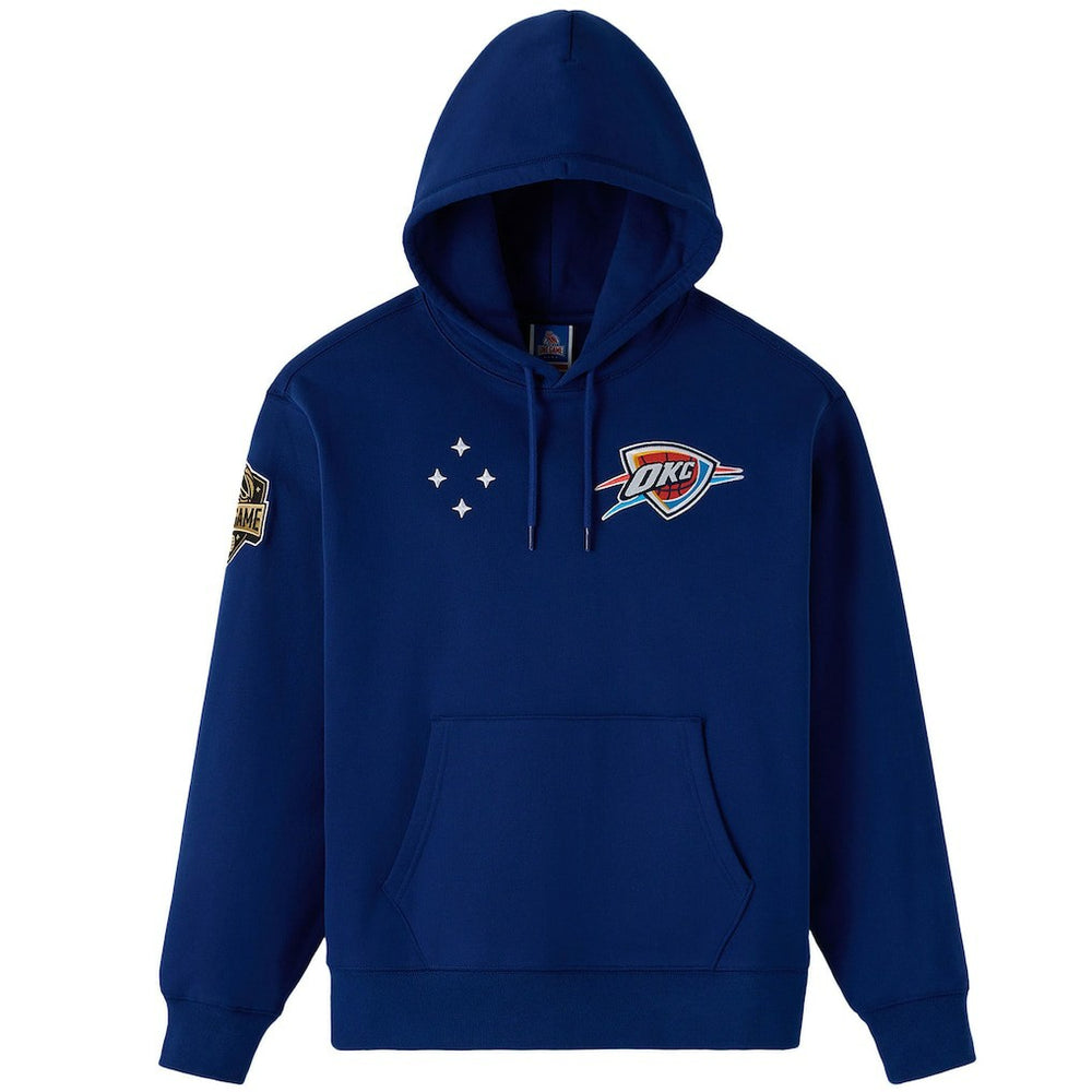 Oklahoma City Thunder OVO x NBA Fleece Hoodie - Blue sale