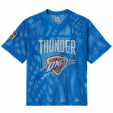 Oklahoma City Thunder OVO x NBA Mesh Football Fashion Jersey - Blue shop