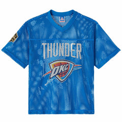 Oklahoma City Thunder OVO x NBA Mesh Football Fashion Jersey - Blue shop