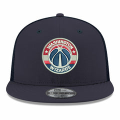 Washington Wizards Core Logo Meshback 9FIFTY Snapback Hat - Navy | New Era cheap
