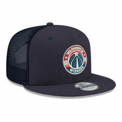 Washington Wizards Core Logo Meshback 9FIFTY Snapback Hat - Navy | New Era cheap