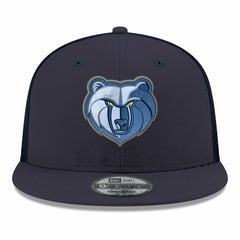 Memphis Grizzlies Core Logo Meshback 9FIFTY Snapback Hat - Navy | New Era cheap