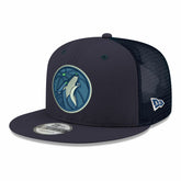 Minnesota Timberwolves Core Logo Meshback 9FIFTY Snapback Hat - Navy | New Era outlet