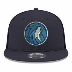 Minnesota Timberwolves Core Logo Meshback 9FIFTY Snapback Hat - Navy | New Era outlet