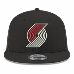 Portland Trail Blazers Core Logo Meshback 9FIFTY Snapback Hat - Black | New Era sale