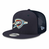 Oklahoma City Thunder Core Logo Meshback 9FIFTY Snapback Hat - Navy | New Era cheap