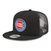 Detroit Pistons Core Logo Meshback 9FIFTY Snapback Hat sale - Black | New Era on sale