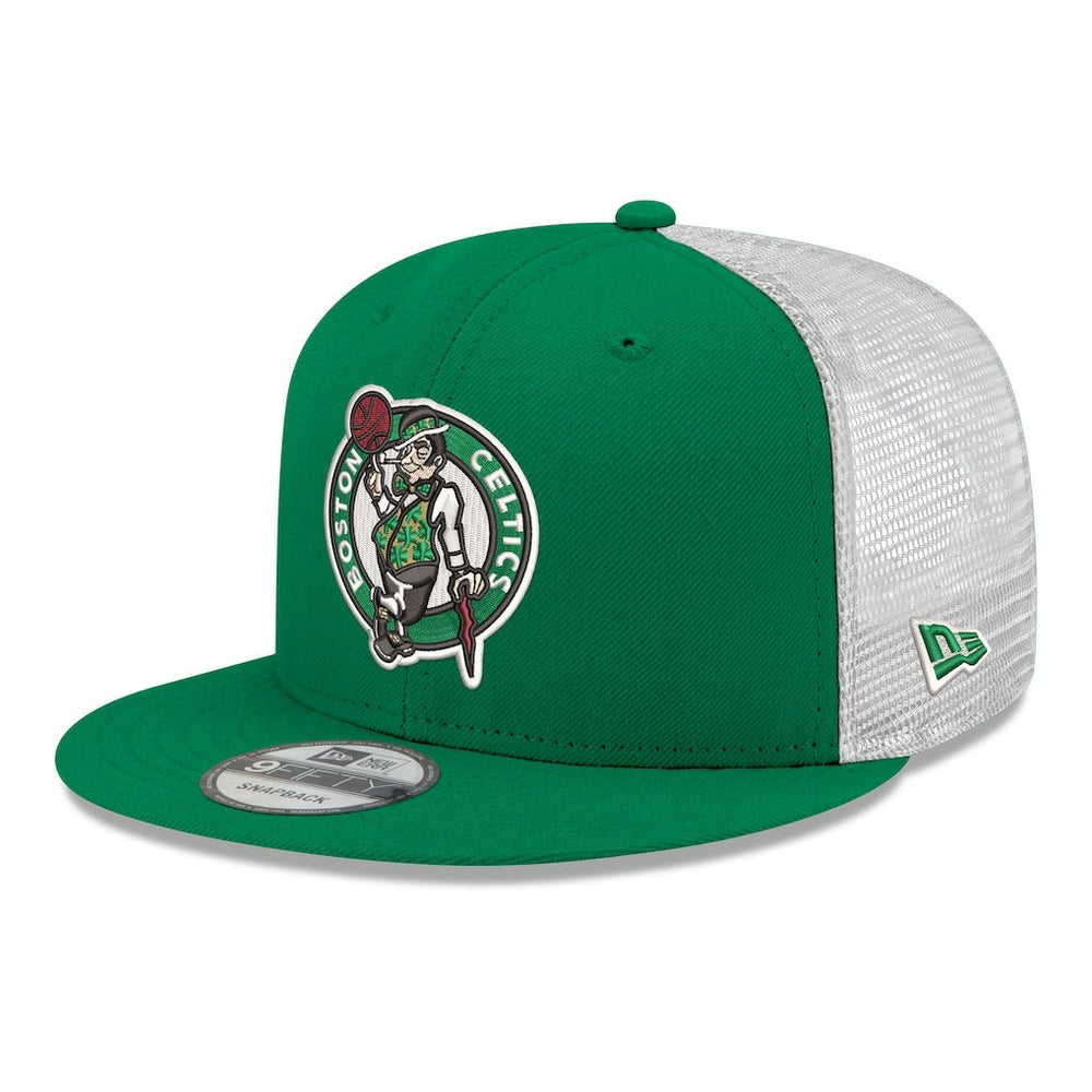 Boston Celtics Core Logo Meshback 9FIFTY Snapback Hat - Kelly Green | New Era outlet