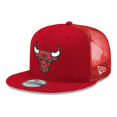 Chicago Bulls Core Logo Meshback 9FIFTY Snapback Hat - Red | New Era cheap