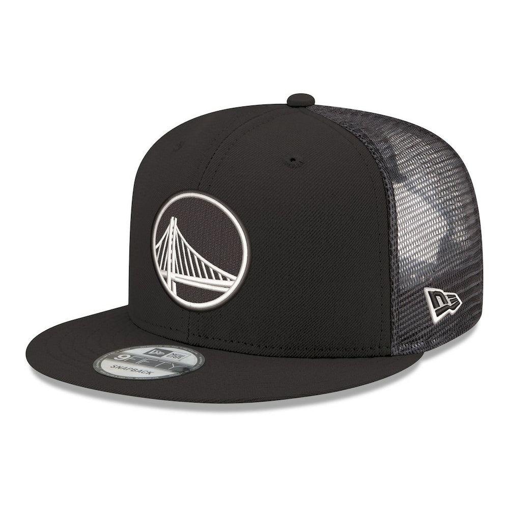 Golden State Warriors Core Logo Meshback 9FIFTY Snapback Hat sale - Black | New Era sale