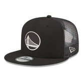 Golden State Warriors Core Logo Meshback 9FIFTY Snapback Hat sale - Black | New Era sale