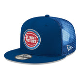 Detroit Pistons Core Logo Meshback 9FIFTY Snapback Hat sale - Blue | New Era for sale