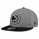 Atlanta Hawks Core Logo Storm Gray Two-Tone 9FIFTY Snapback Hat - Gray | New Era on sale