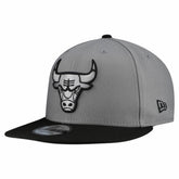 Chicago Bulls Core Logo Storm Gray Two-Tone 9FIFTY Snapback Hat - Gray | New Era on sale