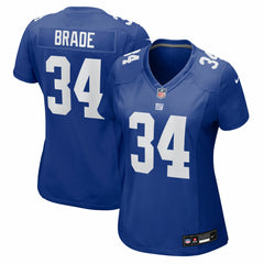 Beau Brade New York Giants Women's Team Game Jersey - Royal | Nike online
