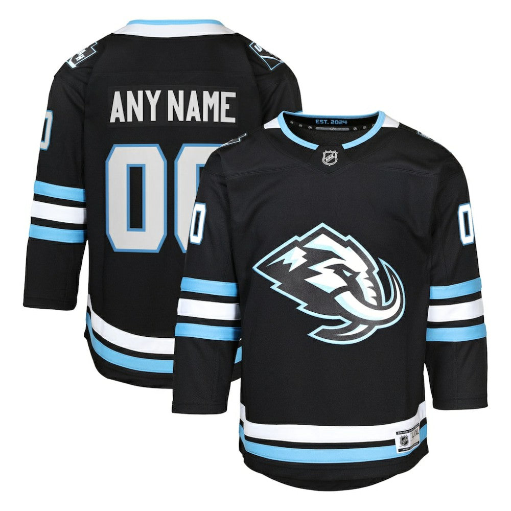 Utah Mammoth Youth Home Premier Custom Jersey Black