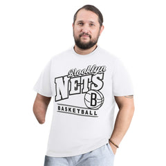 Brooklyn Nets G-III Sports by Carl Banks Adaptive Headliner T-Shirt - White cheap
