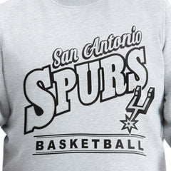 San Antonio Spurs G-III Sports by Carl Banks Adaptive Headliner Fleece Crewneck Sweatshirt - Gray for sale