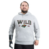 Minnesota Wild G-III Sports by Carl Banks Adaptive Classic Team Spirit Fleece Hoodie Gray