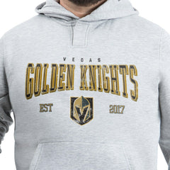 Vegas Golden Knights G-III Sports by Carl Banks Adaptive Classic Team Spirit Fleece Hoodie Gray
