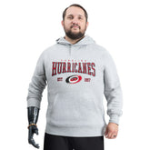 Carolina Hurricanes G-III Sports by Carl Banks Adaptive Classic Team Spirit Fleece Hoodie Gray