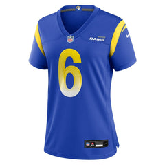 Nick Hampton Los Angeles Rams Women's Team Game Jersey - Royal | Nike sale