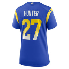 Jarquez Hunter Los Angeles Rams Women's Team Game Jersey - Royal | Nike for sale