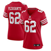 Austen Pleasants San Francisco 49ers Women's Team Game Jersey - Scarlet | Nike discount