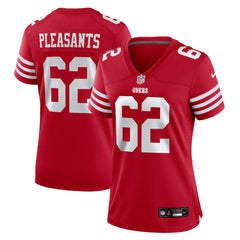 Austen Pleasants San Francisco 49ers Women's Team Game Jersey - Scarlet | Nike discount