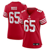Drew Moss San Francisco 49ers Women's Team Game Jersey - Scarlet | Nike online