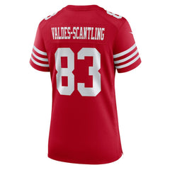 Marquez Valdes-Scantling San Francisco 49ers Women's Team Game Jersey - Scarlet | Nike cheap