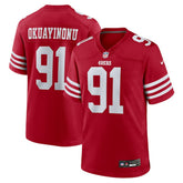 Sam Okuayinonu San Francisco 49ers Team Game Jersey - Scarlet | Nike cheap