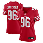 Jordan Jefferson San Francisco 49ers Women's Team Game Jersey - Scarlet | Nike outlet