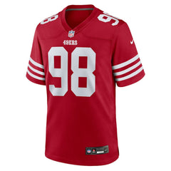 Mykel Williams San Francisco 49ers Team Game Jersey - Scarlet | Nike outlet