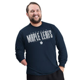 Toronto Maple Leafs G-III Sports by Carl Banks Adaptive Mesh Effect Long Sleeve T-Shirt Blue