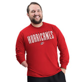 Carolina Hurricanes G-III Sports by Carl Banks Adaptive Mesh Effect Long Sleeve T-Shirt Red