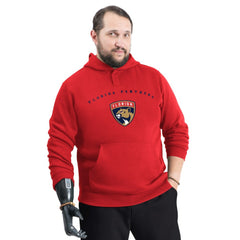 Florida Panthers G-III Sports by Carl Banks Adaptive Classic Team Arc Fleece Hoodie Red