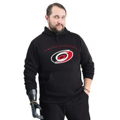 Carolina Hurricanes G-III Sports by Carl Banks Adaptive Classic Team Arc Fleece Hoodie Black