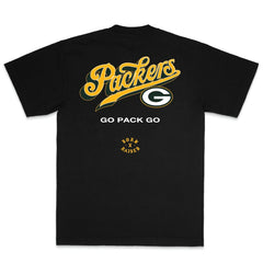 Green Bay Packers Born x Raised Unisex Pro Script T-Shirt - Black on sale