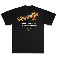 Washington Commanders Born x Raised Unisex Pro Script T-Shirt - Black for sale