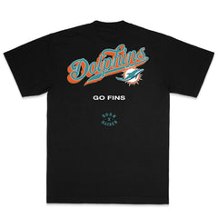 Miami Dolphins Born x Raised Unisex Pro Script T-Shirt - Black sale