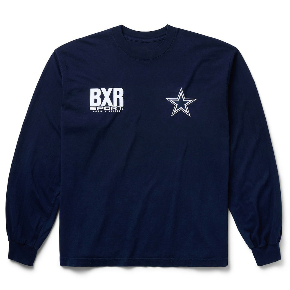 Dallas Cowboys Born x Raised Unisex Long Sleeve Local T-Shirt - Navy discount