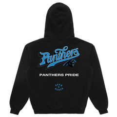 Carolina Panthers Born x Raised Unisex Pro Script Hoodie - Black on sale