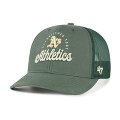Athletics Pitstop Trucker Adjustable Hat - Green | 47 brand