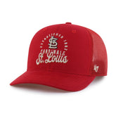 St. Louis Cardinals Pitstop Trucker Adjustable Hat - Red | 47 brand