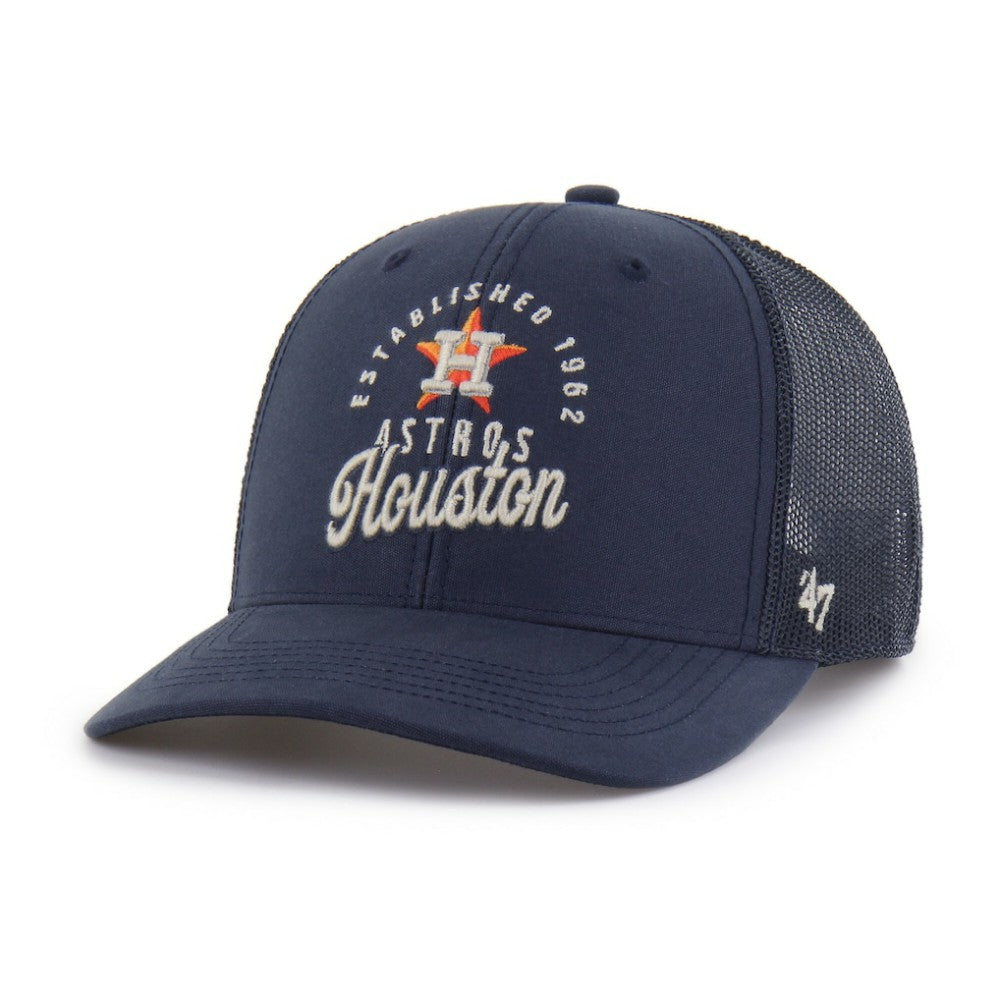 Houston Astros Pitstop Trucker Adjustable Hat - Navy | 47 brand