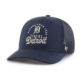 Detroit Tigers Pitstop Trucker Adjustable Hat - Navy | 47 brand